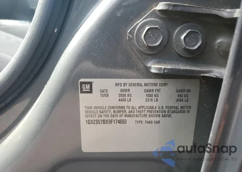 2009 Saturn Aura Xe from USA, damaged, VIN 1G8ZS57BX9F174653